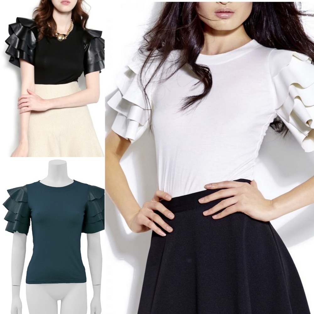 Peplum Sleeve Top